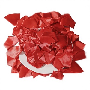 Halbfertige Umweltfreundliche Polyester-Satinband-Rosen Vorgefertigte Blütenblätter für Dauerhafte Ewige Rosen Taschen- & Schuhverzierung - Product Image 3