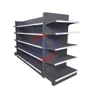 Étagères d'entrepôt, rayonnages de supermarché, meubles de rangement pour la maison, étagères métalliques à 4 niveaux, rayonnages de garage - Product Image 1