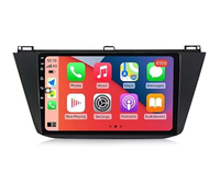 Autoradio pour VW Tiguan 2017-2019, lecteur multimédia sans fil CarPlay, Android Auto, lecteur vidéo, GPS, FM, SWC