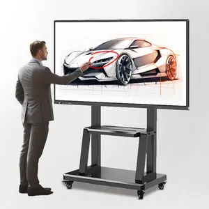 Digitales Whiteboard 4K-Display 65 75 86 Zoll Interaktives Flach bildschirm-Multi-Touchscreen-Smart board