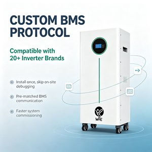 Système de batterie solaire LiFePO4 48V à longue durée de vie 200Ah 10kWh 300Ah 15kWh, stockage à cycle profond, fonction de connexion parallèle CAN - Product Image 6
