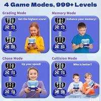 Jeu de danse portable à 4 modes pour enfants Fidget Toy Puzzle Fast Push 4 niveaux 999 Machine de jeu avec écran LED électronique lumineux