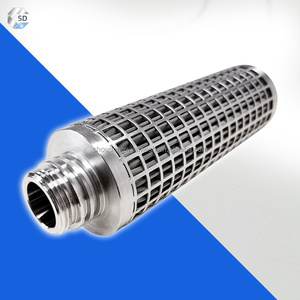 Kim loại thép không gỉ gấp <span class=keywords><strong>stainer</strong></span> Cartridge rửa ngược các hóa chất tan chảy Lọc yếu tố thiêu kết cảm thấy xếp li lưới lọc - Product Image 1