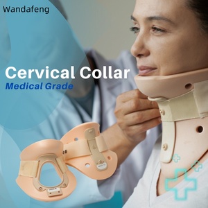 Collare di supporto per collo Beige Premium regolabile colletto cervicale traspirante impermeabile per protezione all'ingrosso fissatore per collo da esportazione - Product Image 4
