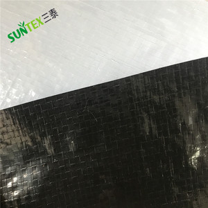 <span class=keywords><strong>Film</strong></span> d'ensilage en polyéthylène, couverture de bunker, élevage d'animaux, bâches d'ensilage tissées noires et blanches - Product Image 3