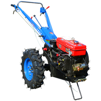 Tracteur Agricole Marchant Mini à Deux Roues avec Moteur Diesel Machine de Travail du Sol