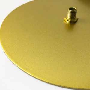 2 katmanlı siyah altın renk yuvarlak Metal düğün pastası standı tatlı ekran fincan kek standı - Product Image 4