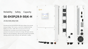 Nuevo S6-eh3p(29.9-50)k-h Comercial de 30kw 40kw 50kw de Alto Voltaje Trifásico Híbrido de 50kw para Almacenamiento de Energía Comercial e Industrial - Product Image 2