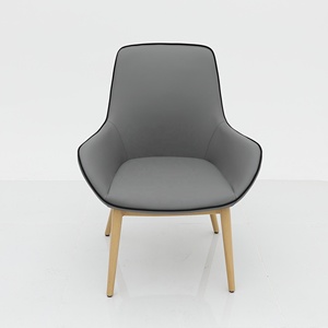 เก้าอี้พักผ่อนสไตล์นอร์ดิก โครงเหล็กหุ้มหนัง PU คุณภาพสูง ดีไซน์เรียบง่ายทันสมัย เหมาะสำหรับห้องนั่งเล่นและห้องรับประทานอาหาร - Product Image 2