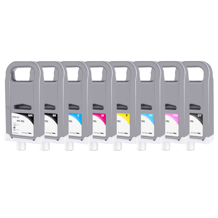 Чернильные картриджи 8 видов цветов InkLab C M Y BK MBK GR PM PC PM PFI 1700 для Canon Pro 6000s