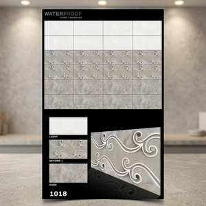 Carreaux muraux en porcelaine émaillée numérique de style italien classique 12x24 (300x600mm) pour salle de bain, salle à manger, couloir et usage extérieur - Product Image 2