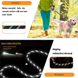 KingHon Custom Step-in Leash 2 in 1 <b>Dog</b> Slip Rope Leash <b>Harness</b> Climbing <b>Dog</b> Rope Slip Lead Leash for <b>Large</b> Medium <b>Dog</b> Puppy - Product Image 4