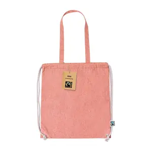 Borsa in Cotone Riciclato Fairtrade, Merchandising Sostenibile - Product Image 2