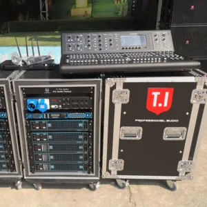Mezclador Digital T-32 plus de 32 canales, equipo de audio profesional para dj, fiesta