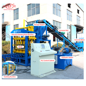 Machine à fabriquer des blocs Hongfa QT4-15s entièrement automatique avec équipe de service locale en Amérique du Sud parlant espagnol - Product Image 6