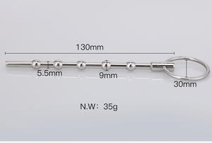 זכר נירוסטה השופכה תוטרלי dl soundal הפין תקע פין תקע ג & # צעצועי מין לגברים - Product Image 3