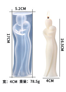 Moule à bougie en silicone 3D Mère et Bébé, grand moule à cire personnalisé pour la fabrication d'ornements DIY pour la Fête des Mères - Product Image 3
