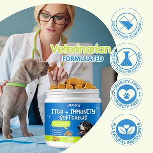 Worafy Masticables para Alivio de Alergias Caninas 120 Unidades Salud Inmunológica, Cutánea y Articular Soporte para la Picazón Suplemento Probiótico Omega Venta al por Mayor - Product Image 3