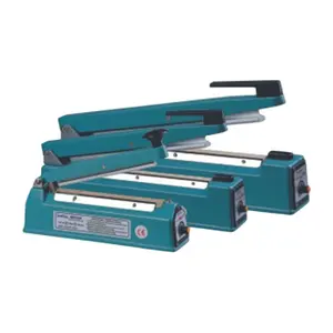 Hand Impulse Sealer Film Bag Hand Impulse Heat Sealing Sealer Machine Aluminum Manual Type Semi Automatic Plastic Enseal Sealer PCS 200A 8" 12" 16"