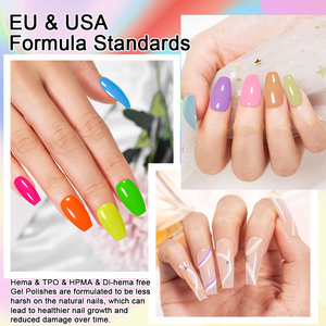 Set <span class=keywords><strong>Professionale</strong></span> di Smalti <span class=keywords><strong>Gel</strong></span> BOZLIN, Senza HEMA e TPO, Lunga Durata, Etichetta Privata Personalizzata, 150 Colori - Product Image 6