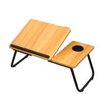 Bureau pliable pour ordinateur à cinq niveaux réglables pour lit