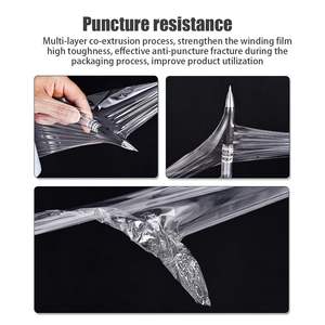 Cinta de injerto de plástico elástico de alto brillo y grado reforzado para reparación de árboles y plantas, película transparente. - Product Image 4