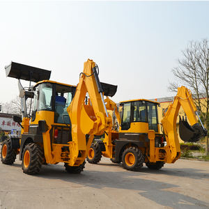 4 Wheel Drive Nieuwe Retro Graafmachine Backhoe En Loader Backhoe Loader Graafmachine Kleine Graaflaadmachine Te Koop - Product Image 5