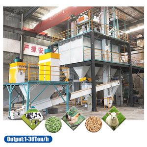 Équipement de traitement des animaux de grande capacité 100t/jour, ligne de production industrielle d'aliments pour l'élevage de volailles pour les fermes porcines - Product Image 2