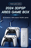 Consola de Juegos Portátil M22 de 64 GB, Juegos Clásicos Retro, Caja de Juegos para TV con Joystick 3D Inalámbrico de 2.4G, Regalo de Navidad para Niños
