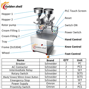 Machine automatique à étaler la crème pour gâteaux ronds, en acier inoxydable, pour la pâtisserie, machine à étaler la glaçage pour gâteaux éponge - Product Image 3