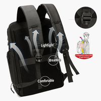 Sac à dos pour ordinateur portable de luxe pour homme avec logo personnalisé, imperméable, grande capacité, pour les voyages d'affaires, l'université