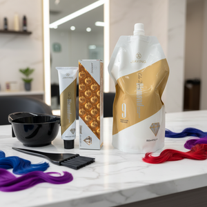 En stock, prêt à être expédié, crème colorante permanente pour cheveux 100 ml, sans ammoniaque, couvrant les cheveux gris, noir, longue durée, crème colorante pour cheveux de salon - Product Image 4