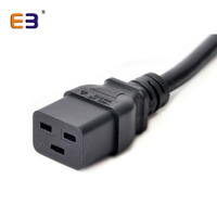 Unité de Distribution électrique montée sur support cid-1u, 6 voies, avec prise C13