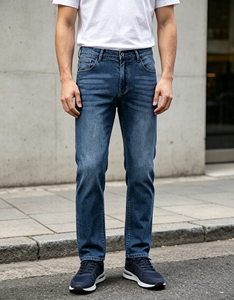 กางเกงยีนส์ JACK & JONES รุ่น Jiclark Jjoriginal Jos 278 สำหรับผู้ชาย ทรงวินเทจ ขาตรง เอวกลาง สีน้ำเงินล้างปานกลาง ไซส์ <span class=keywords><strong>34</strong></span> EU - Product Image 3
