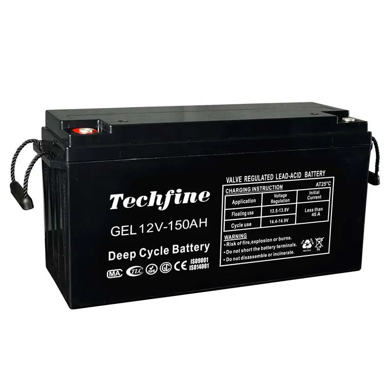 Haute qualité Ritar 12V 300 Amp 250Ah Agm Batterie 200Ah 150Ah 100Ah Batterie solaire