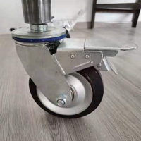 Carrito de Transporte Plegable de Metal de Cuatro Ruedas para Ataúdes, con Soporte OEM, Gran Venta