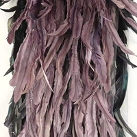 45-50Cm Afrique du Sud Oiseau Réel Orange Plume Art Carnaval Grand Blanc Décor Plume Chapellerie Plumes Pour La Décoration De Mariage