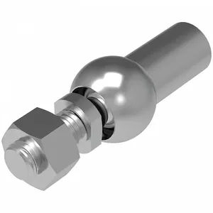 Stainless Ball and Socket Axial Joints with Threaded Bolt and Hexagon Nut