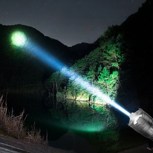 P50 cao lumens Zoomable không thấm nước chiến thuật đèn pin ABS nhựa khẩn cấp ánh sáng <span class=keywords><strong>LCD</strong></span> số điện hiển thị - Product Image 3