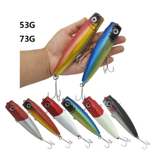 Vente en gros de leurres de pêche en surface Splash-Wave Extra-Large 53G/73G, leurres de pêche en mer - Product Image 1