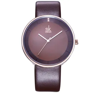 Shengke Paar Horloge Mannen Vrouwen Horloges Eenvoudige Quartz Reloj Hoge Kwaliteit Relogio Masculino Klok Unisex Minnaar Horloge Saat