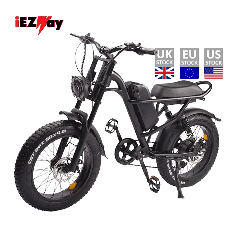 2022 moto-style seat super 48v 750w, ez j1 v8 73, pneu largo, ciclismo elétrico ebike e bicicleta eletrônico, bicicletas elétricas