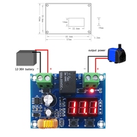 XH-M609 Modul Perlindungan Tegangan DC Modul Pengisi Daya Baterai Lithium Output Pemutus 12-36V