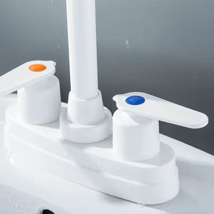 ก๊อกน้ำอ่างล้างหน้าแบบติดตั้งบนเคาน์เตอร์ สแตนเลสชุบโครเมียมขัดเงา สไตล์ร่วมสมัย อเนกประสงค์ - Product Image 3