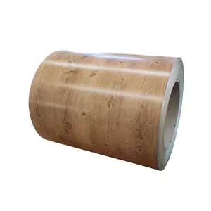 Wooden PPGI Steel Coil Wooden Color Coated Galvanized Steel Coil With Zinc Aluminum Coating