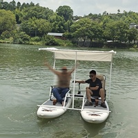Catamaran gonflable double SUP OEM pour les lacs et les océans
