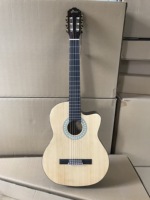 AC209CE Wholesale 39" Spruce Top Cutaway Stringed Instruments Electric Classical Guitar High Quality