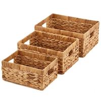 Bouteille de vin panier-cadeau paniers à pain avec poignées canne rotin stockage toile poignée pas cher osier taille personnalisée boîte