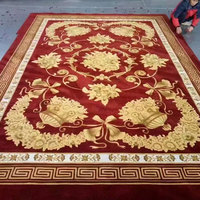 3D Schlafzimmer Blumen form Maschinen gefertigte handgemachte Wolle High Pile rutsch fester Teppich