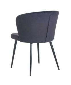 Chaises de salle à manger en tissu velours capitonnées pour hôtel, restaurant, café - Product Image 3